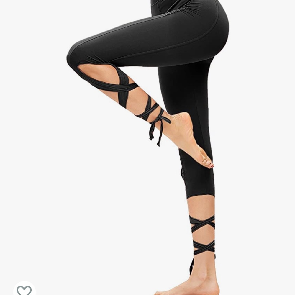 Cute lace up leggings